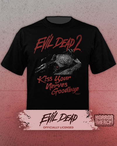 Evil Dead - Kiss Your Nerves Goodbye Mens Shirt