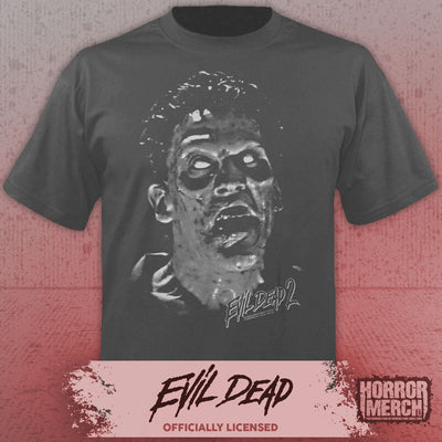 Evil Dead - Ash Close-Up Mens Shirt (Gray)