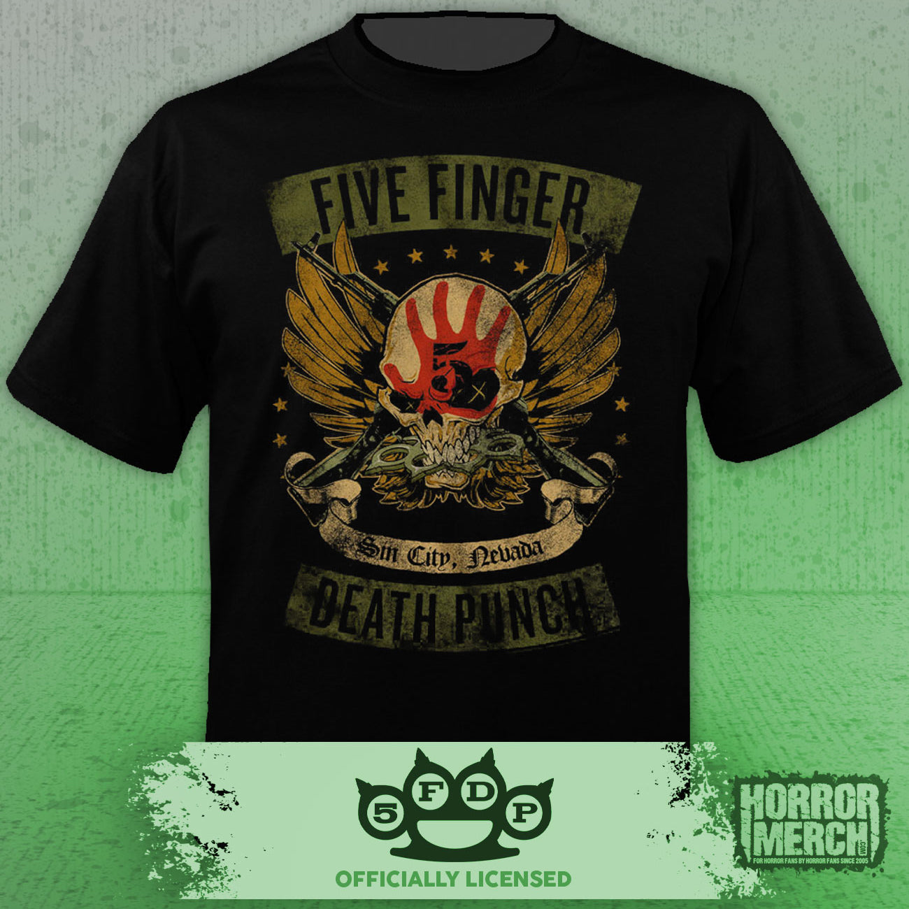 Five Finger Death Punch - Sin City Mens Shirt