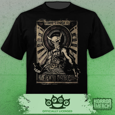 Five Finger Death Punch - Distressed Logo Mens Shirt