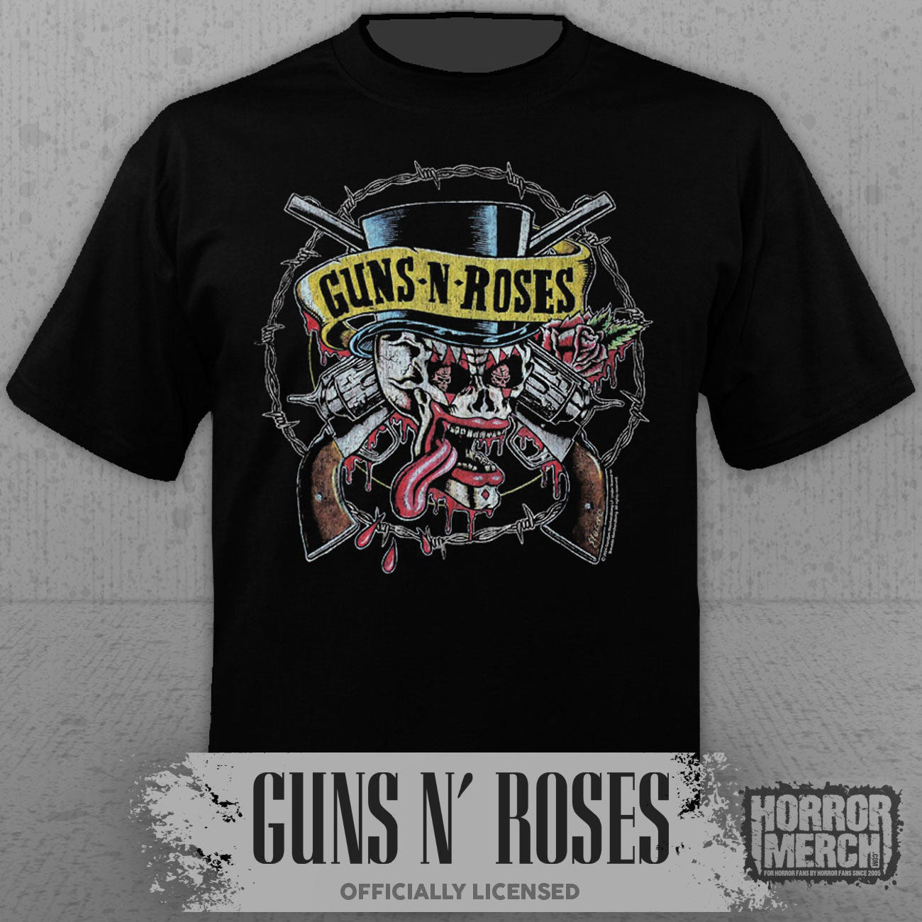 Guns N Roses - Illusions Inlay Mens Shirt