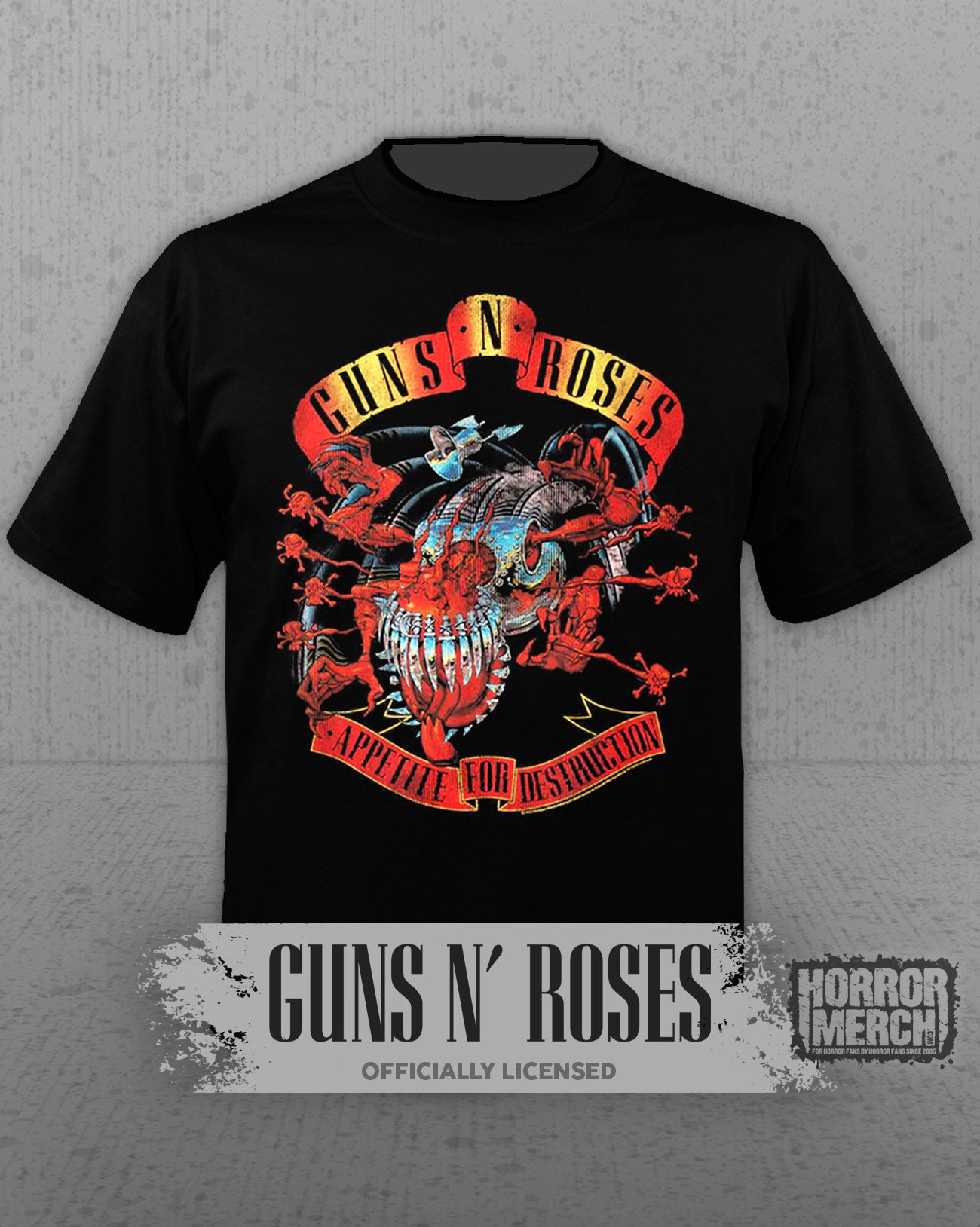 Guns N Roses - Appetite Original Cover Mens Shirt