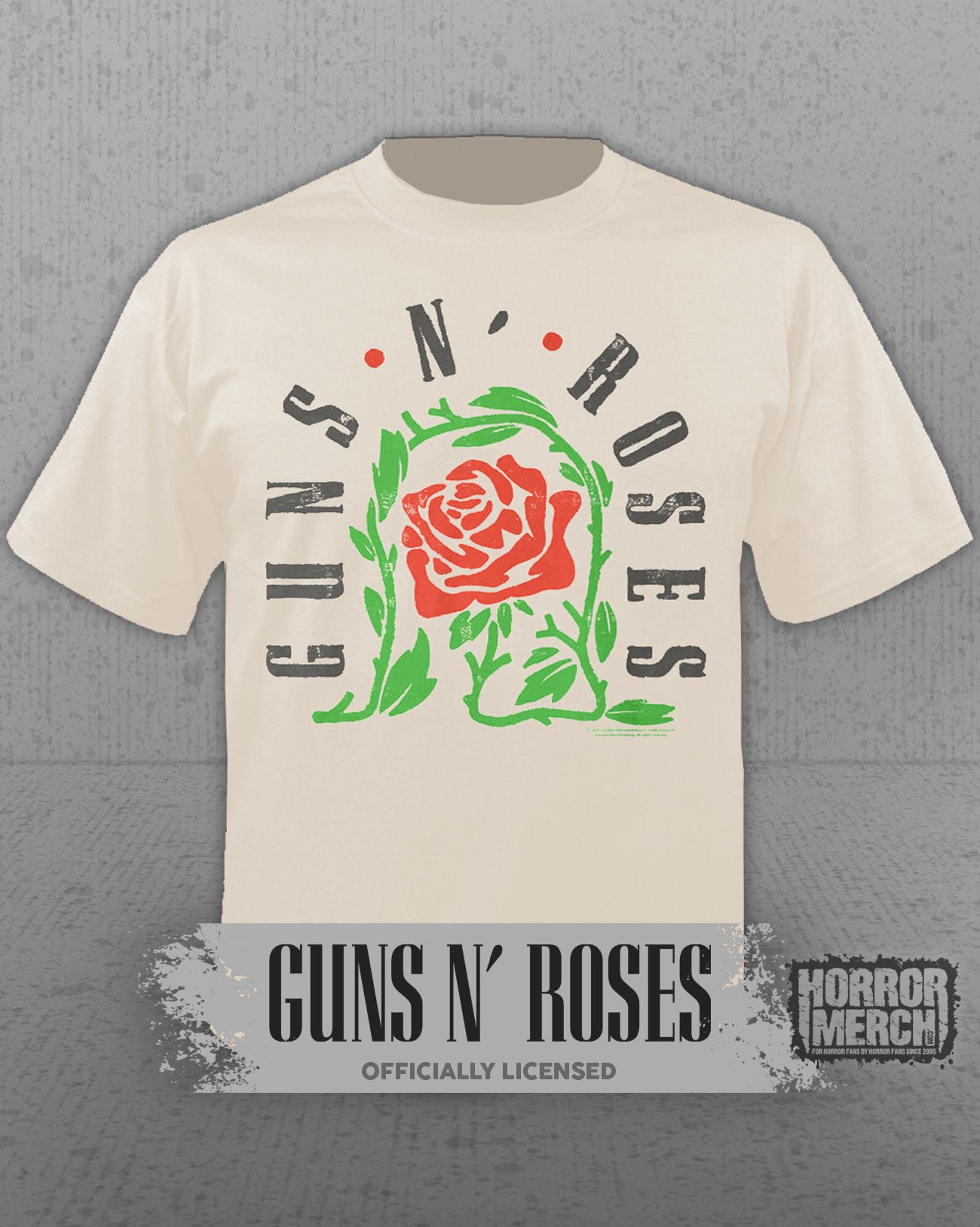 Guns N Roses - Thorns Mens Shirt (Tan)