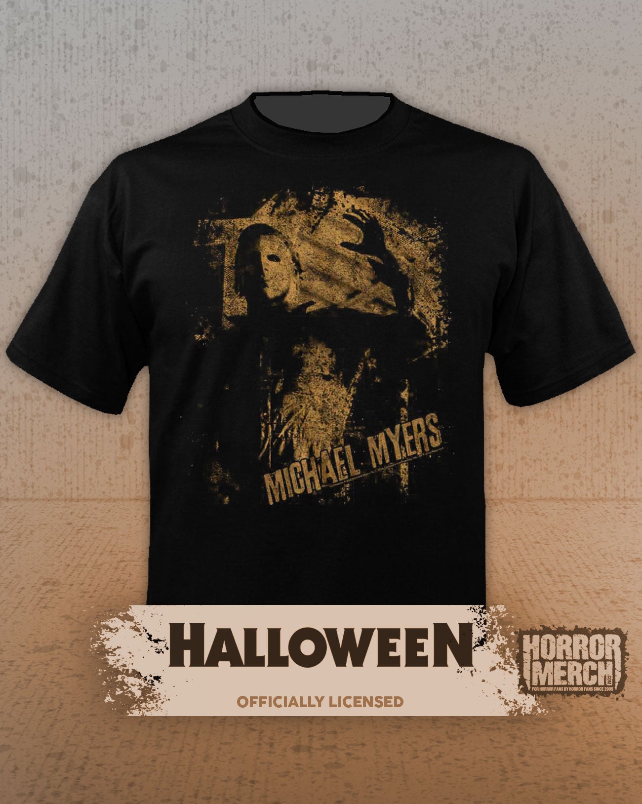 Halloween - Myers (Sepia) Mens Shirt