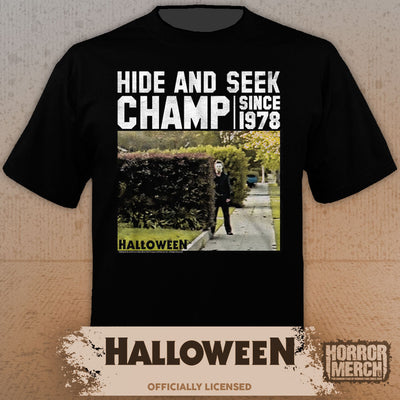 Halloween - Hide And Seek (Bushes) Mens Shirt