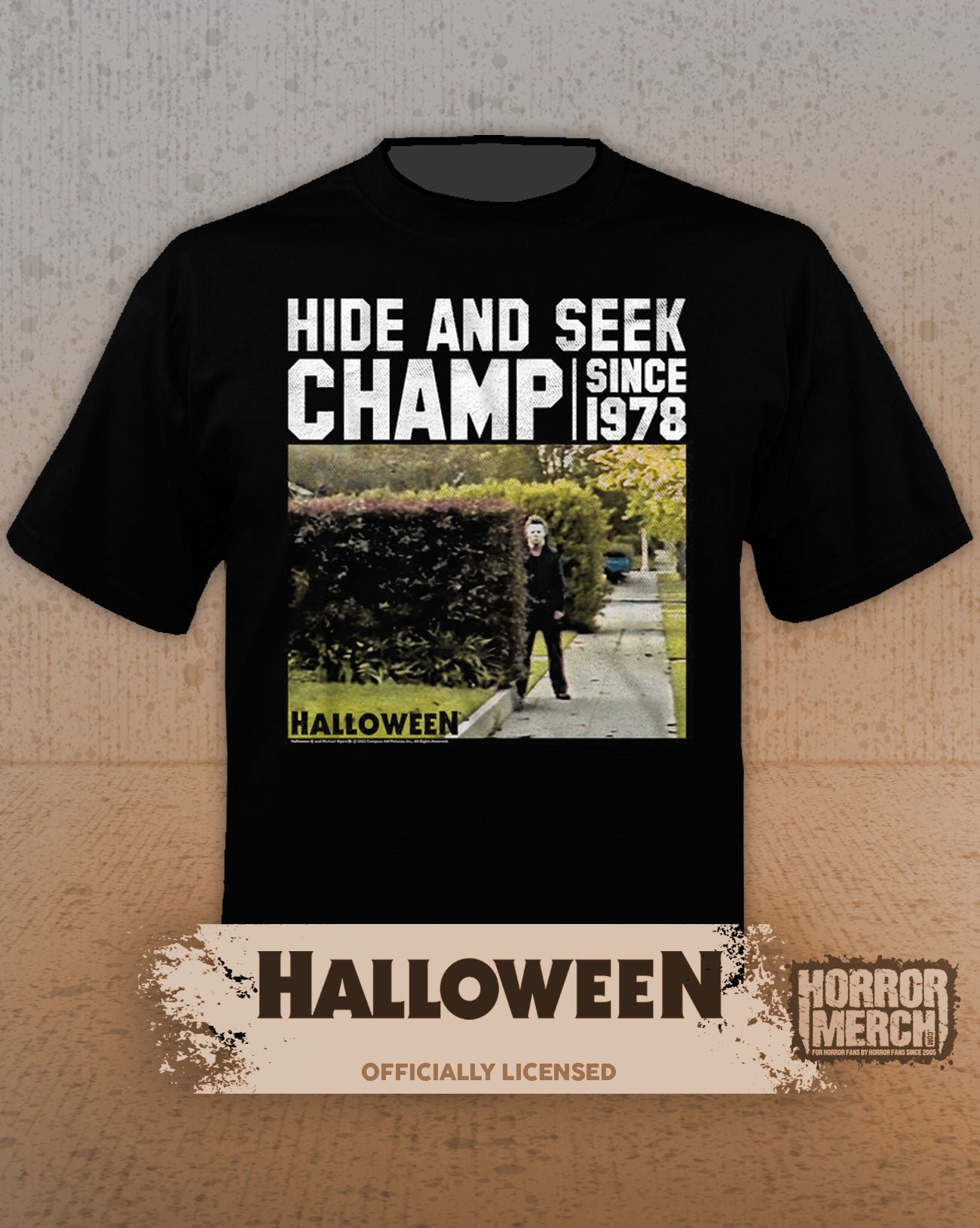 Halloween - Hide And Seek (Bushes) Mens Shirt
