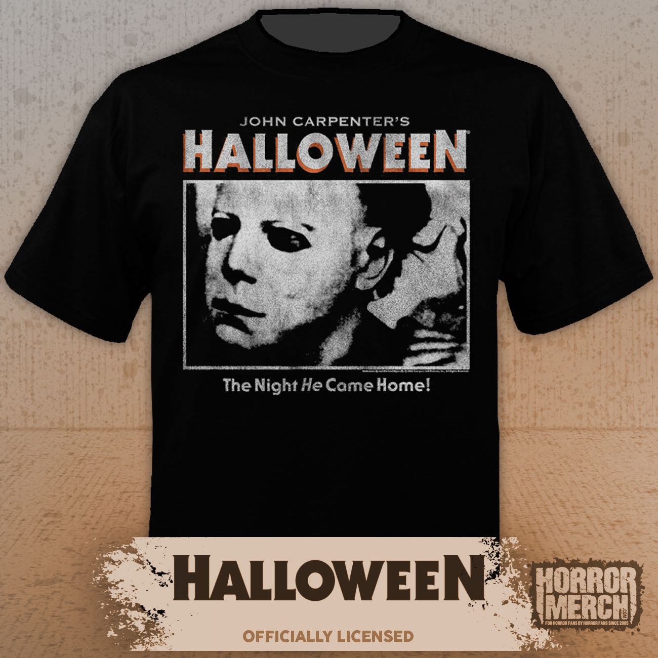 Halloween - Closeup (BW) Mens Shirt