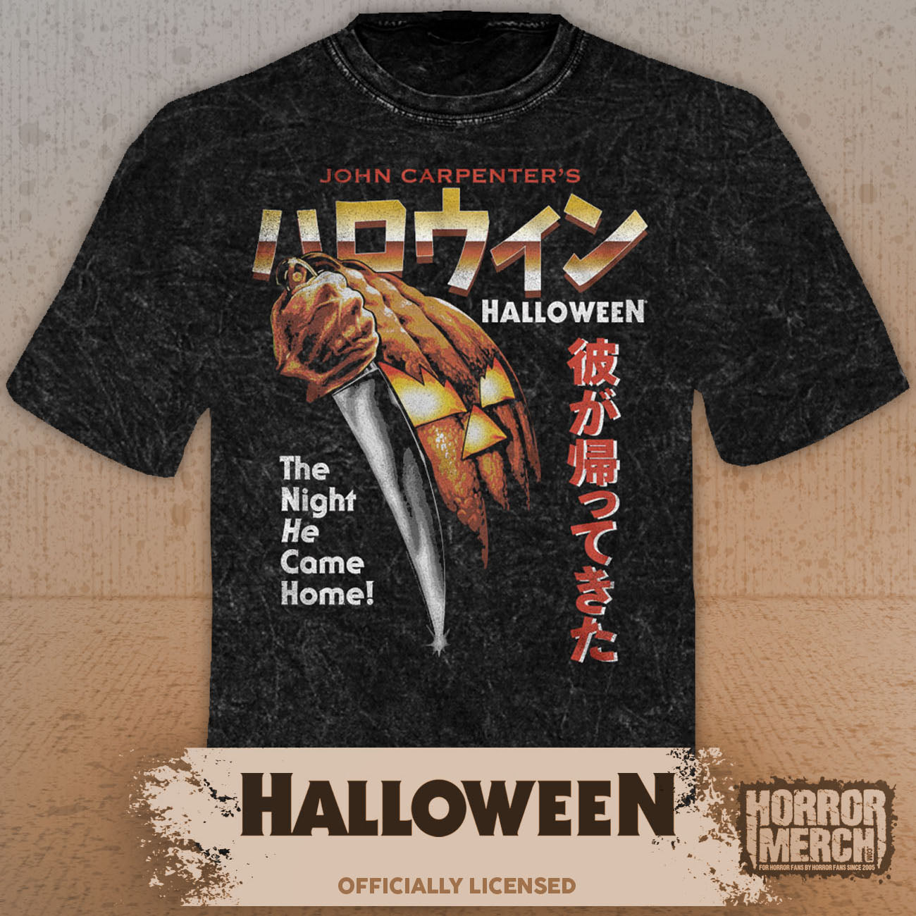 Halloween - Glam Mens Shirt (Mineral Wash)