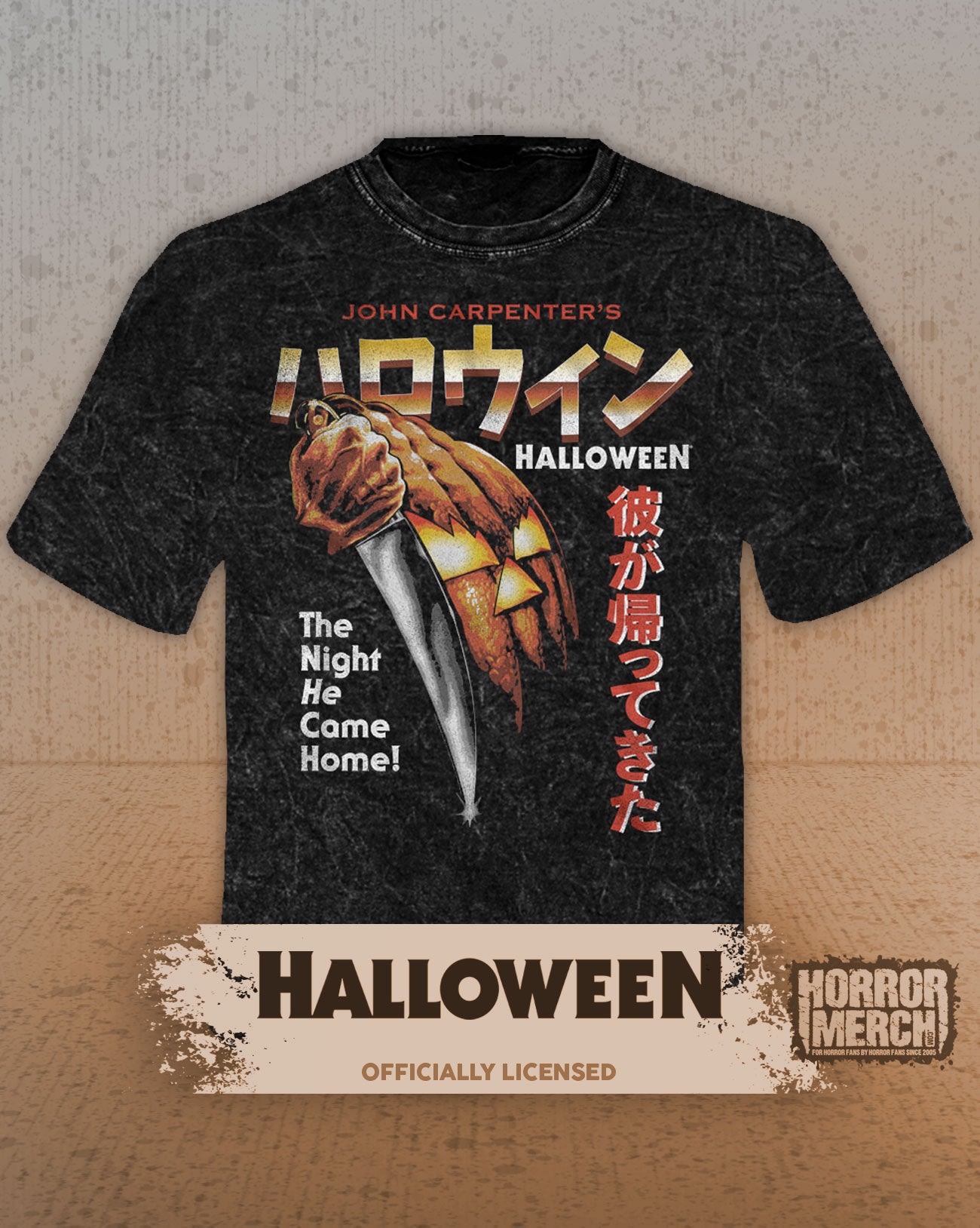 Halloween - Glam Mens Shirt (Mineral Wash)