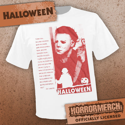 Halloween - Devils Eyes (White) [Mens Shirt]