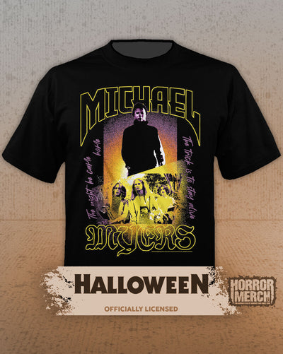 Halloween - Trick (Purple-Yellow) Mens Shirt