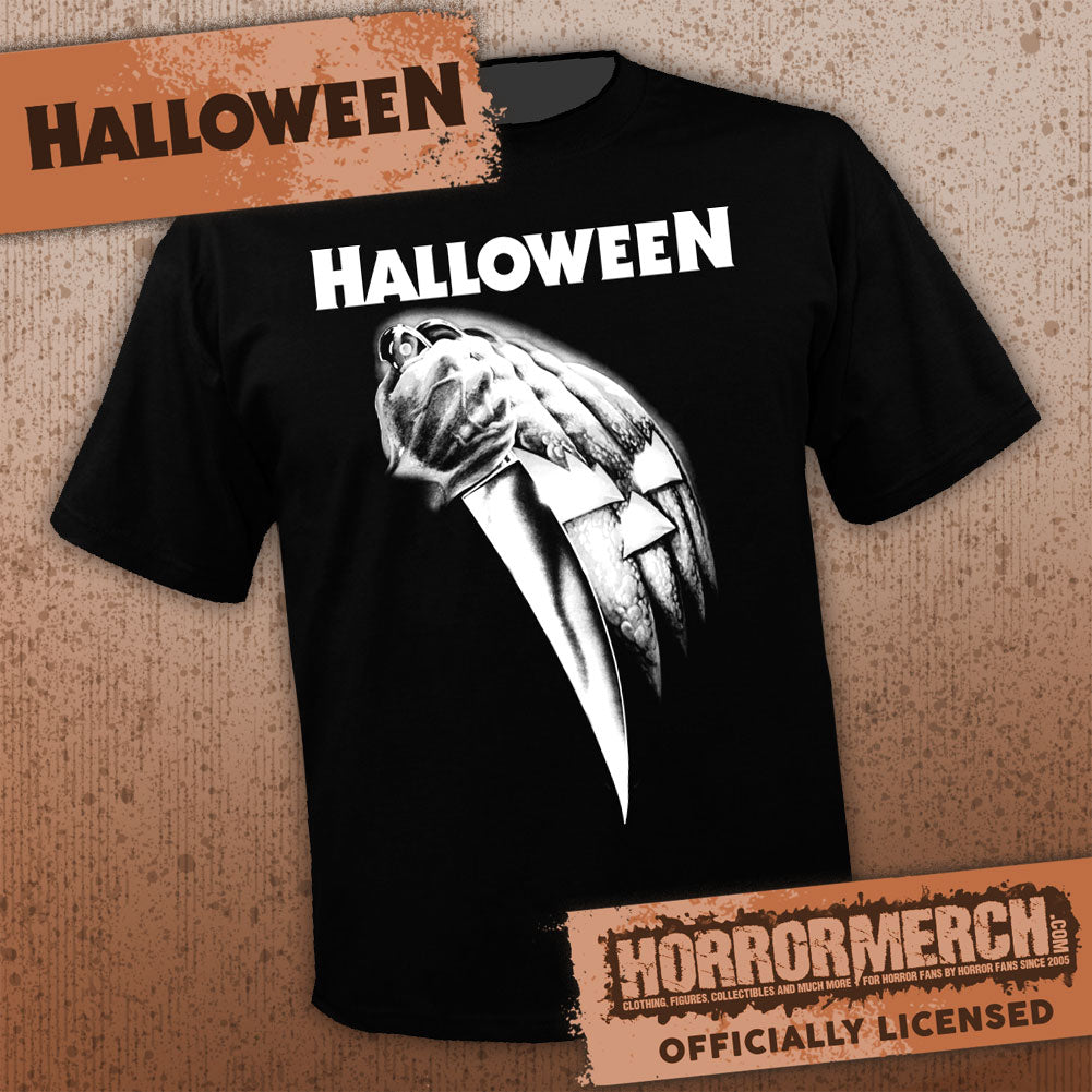 '- [Exclusive] Halloween - Poster Pumpkin (White Print) [Mens Shirt]