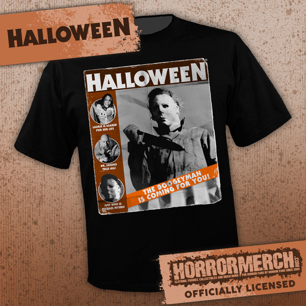 '- [Exclusive] Halloween - Tabloid Cover [Mens Shirt]