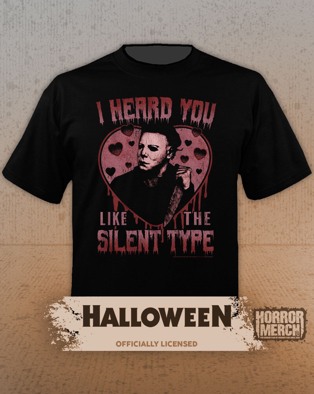 Halloween - Silent Type Mens Shirt