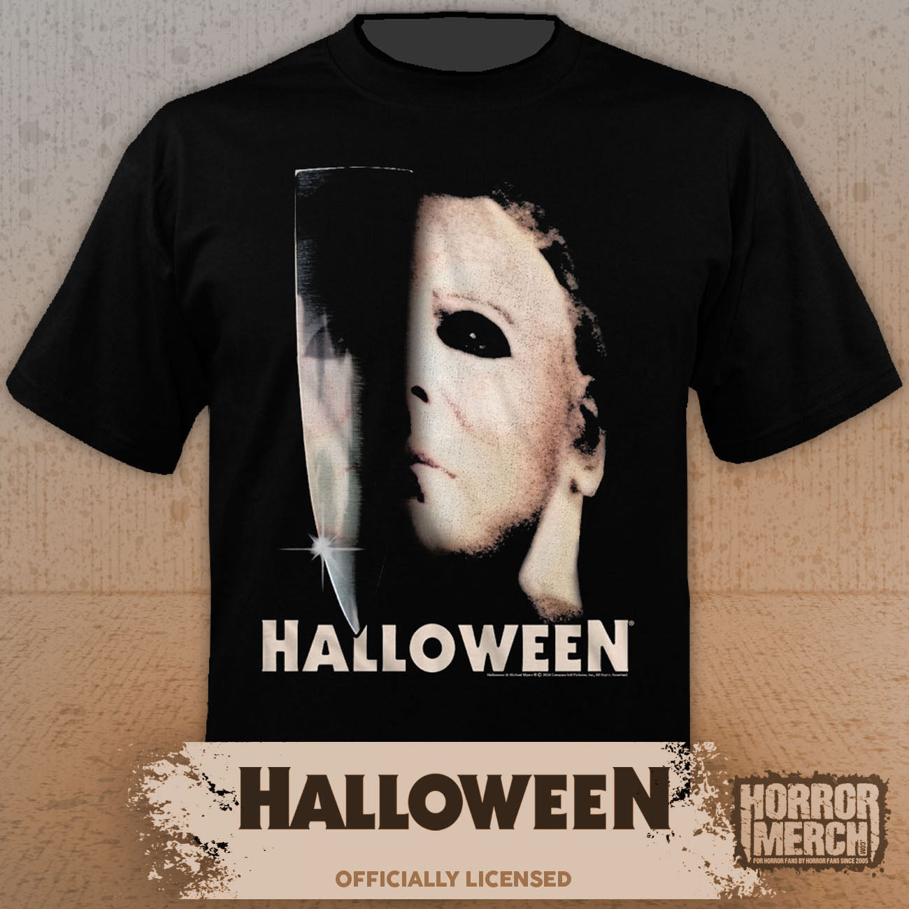 Halloween - Knife Close-Up Mens Shirt