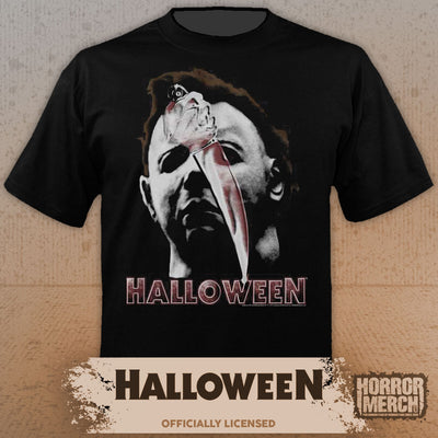 Halloween - Knife+Mask Mens Shirt