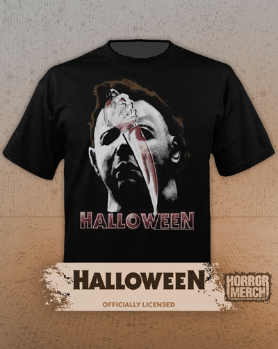 Halloween - Knife+Mask Mens Shirt