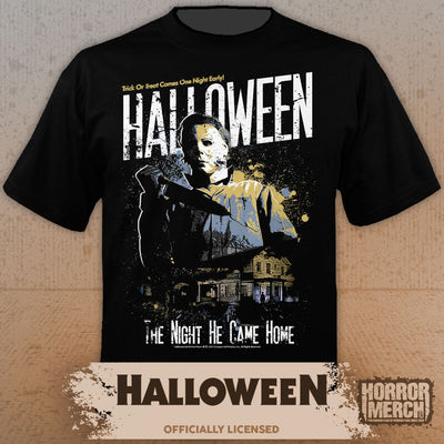 Halloween - Night He Came Home Distressed Mens Shirt