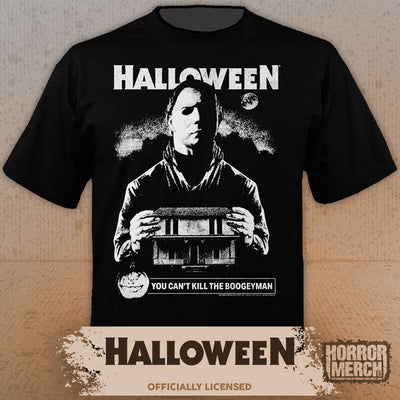 Halloween - Can't Kill The Boogeyman Mens Shirt (Gray)
