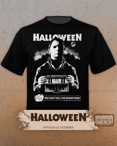 Halloween - Can't Kill The Boogeyman Mens Shirt (Gray)