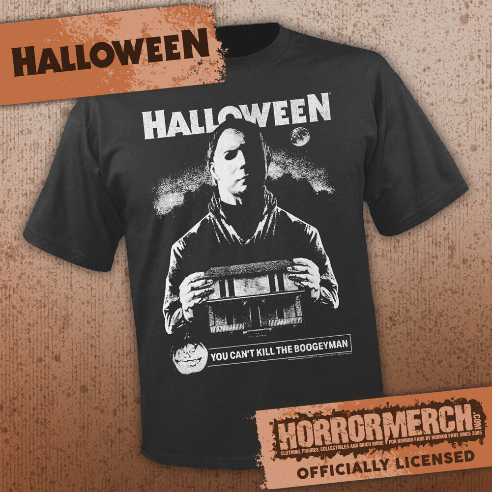 Halloween - Can't Kill The Boogeyman (Gray) Mens Shirt