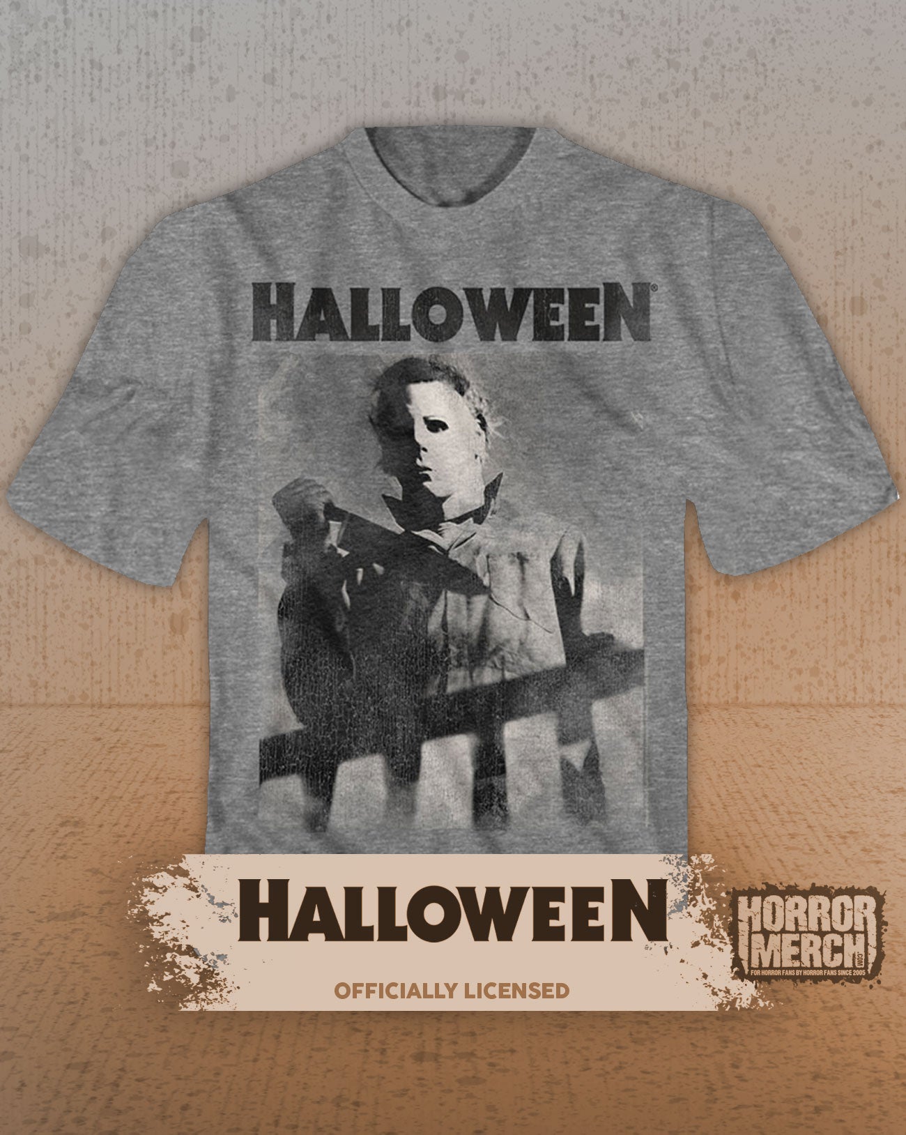 Halloween - Stalking Mens Shirt (Gray)