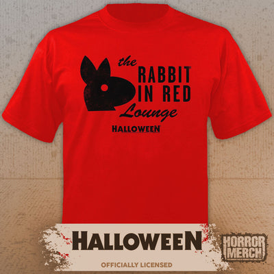 Halloween - Rabbit In Red Lounge Mens Shirt (Red)