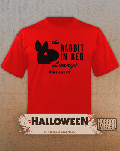 Halloween - Rabbit In Red Lounge Mens Shirt (Red)