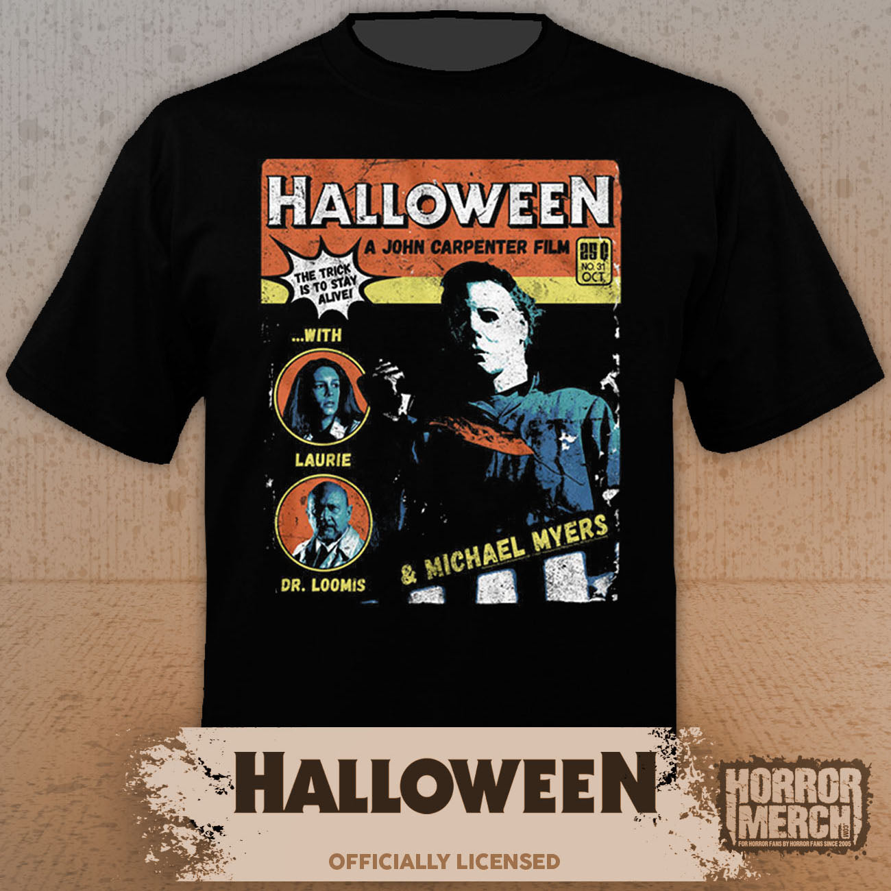 Halloween - Comic Cover Mens Shirt