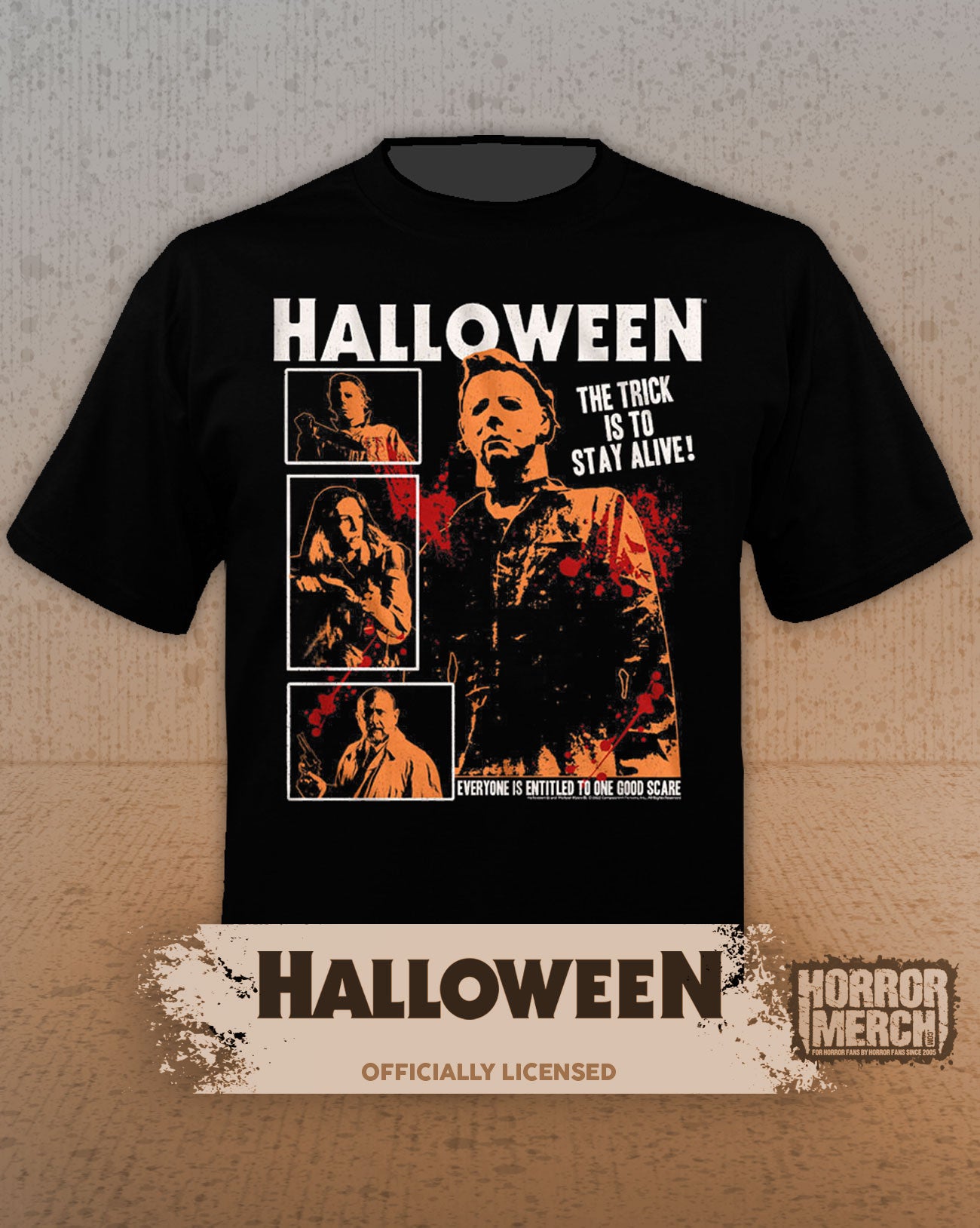 Halloween - One Good Scare (Neon) Mens Shirt