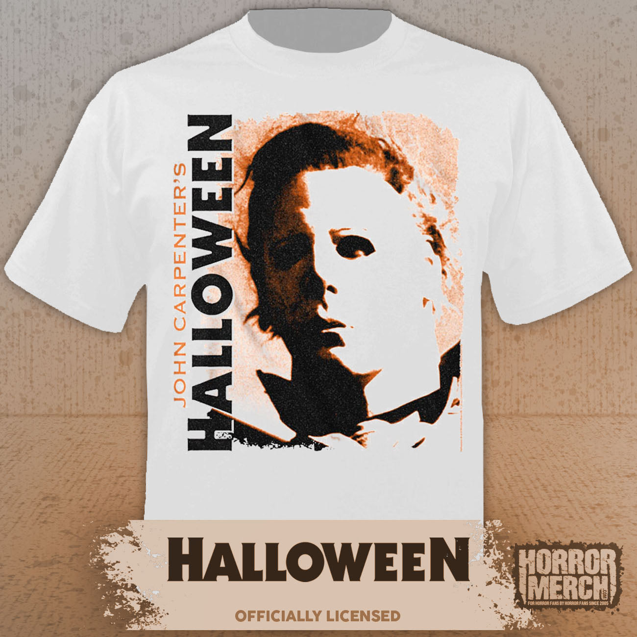 Halloween - Profile Mens Shirt (White)