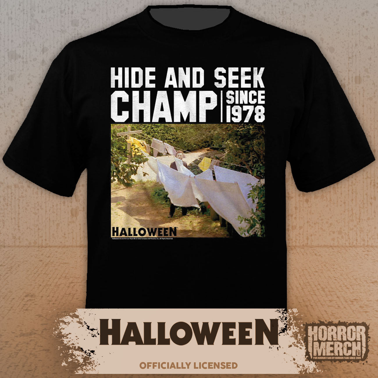 Halloween - Hide And Seek (Clothes Line) Mens Shirt