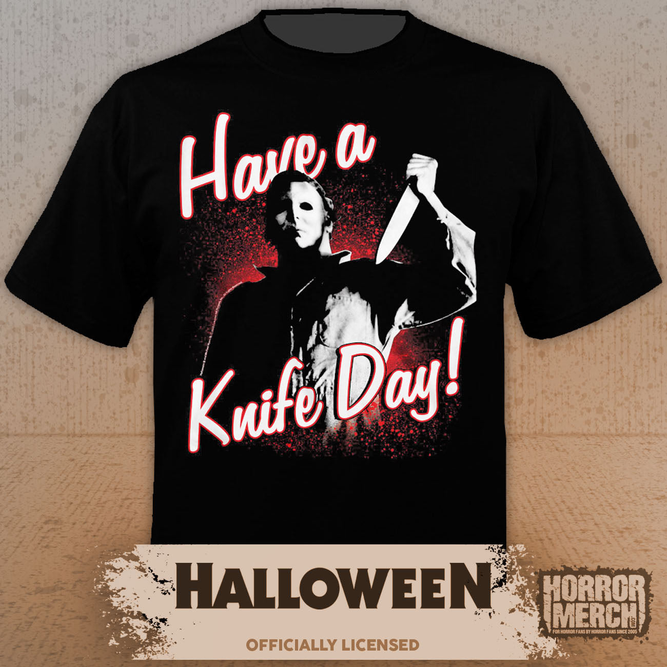 Halloween - Have A Knife Day Mens Shirt