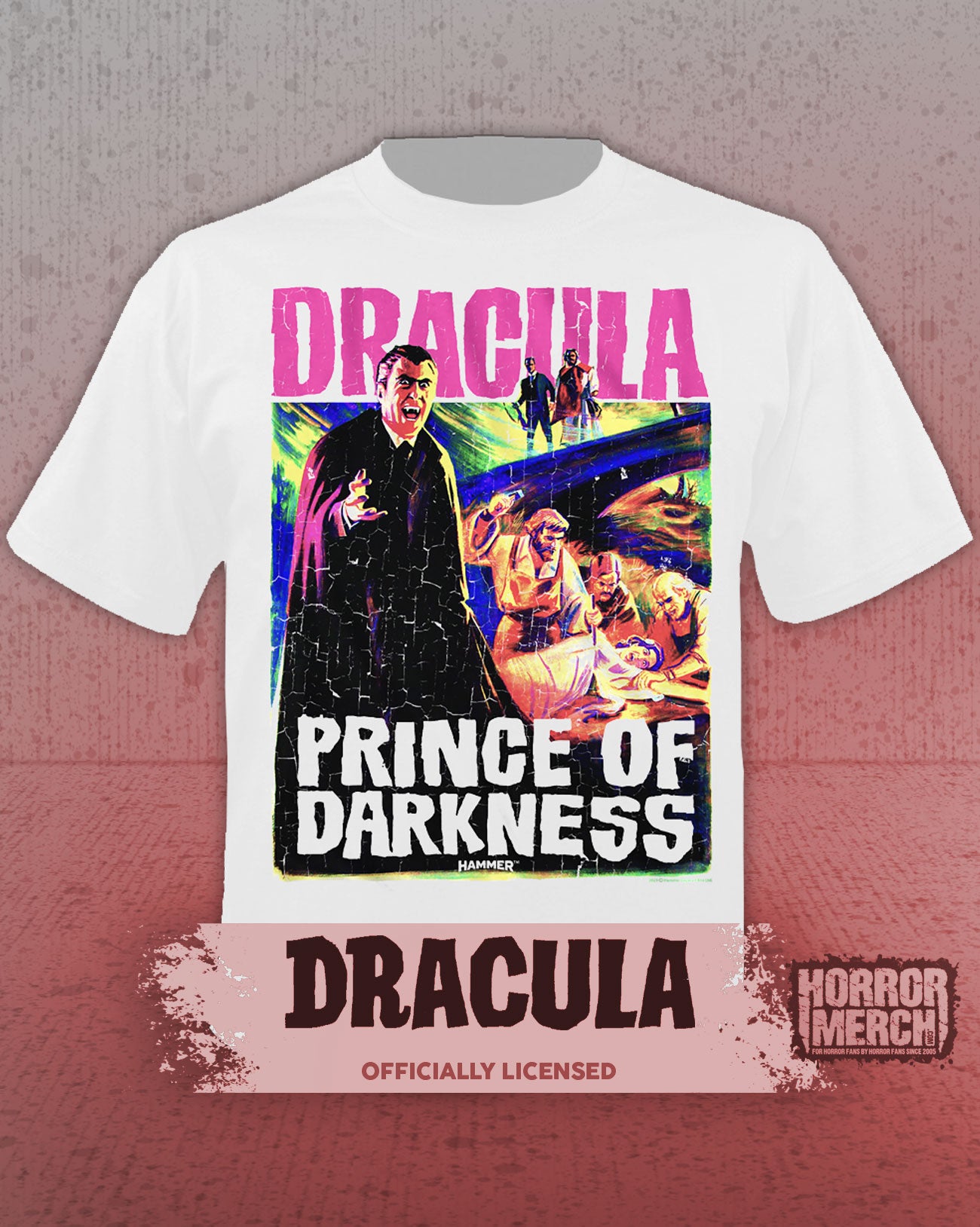 Dracula - Prince Of Darkness Mens Shirt (White)