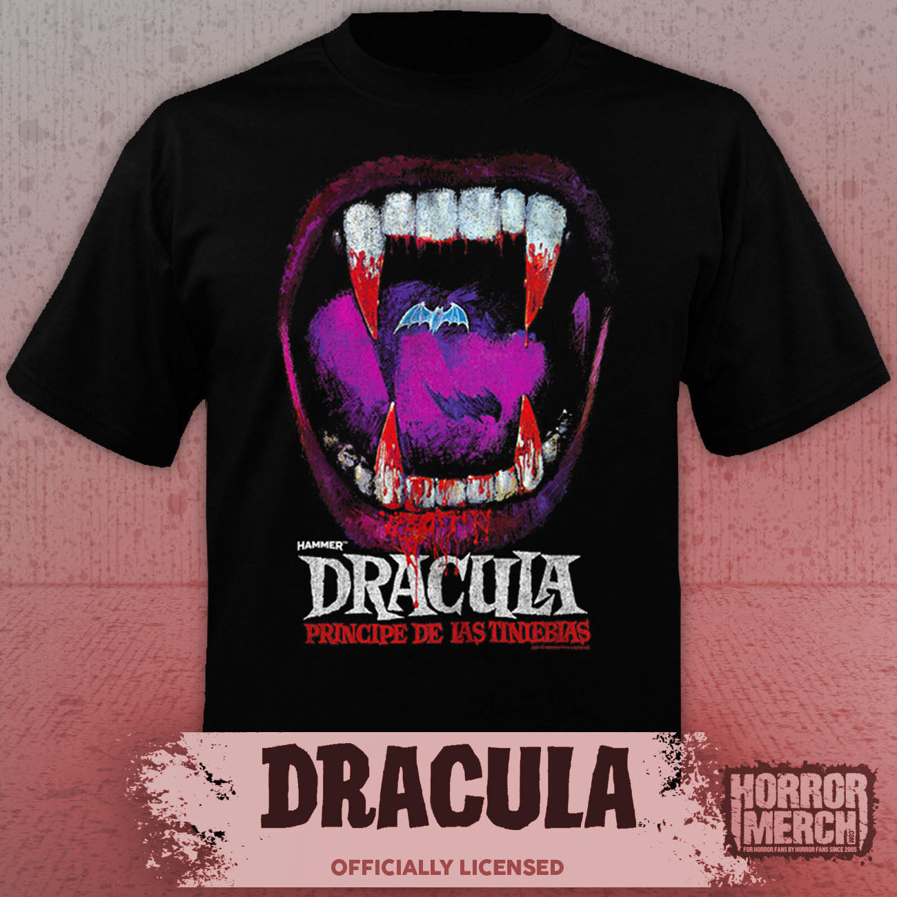 Dracula - Fangs Mens Shirt