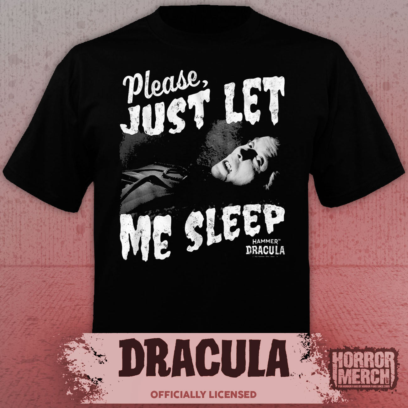 Dracula - Let Me Sleep Mens Shirt