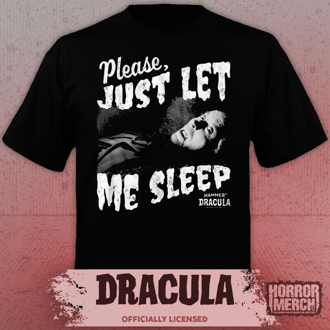 Dracula - Let Me Sleep Mens Shirt