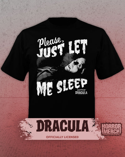 Dracula - Let Me Sleep Mens Shirt