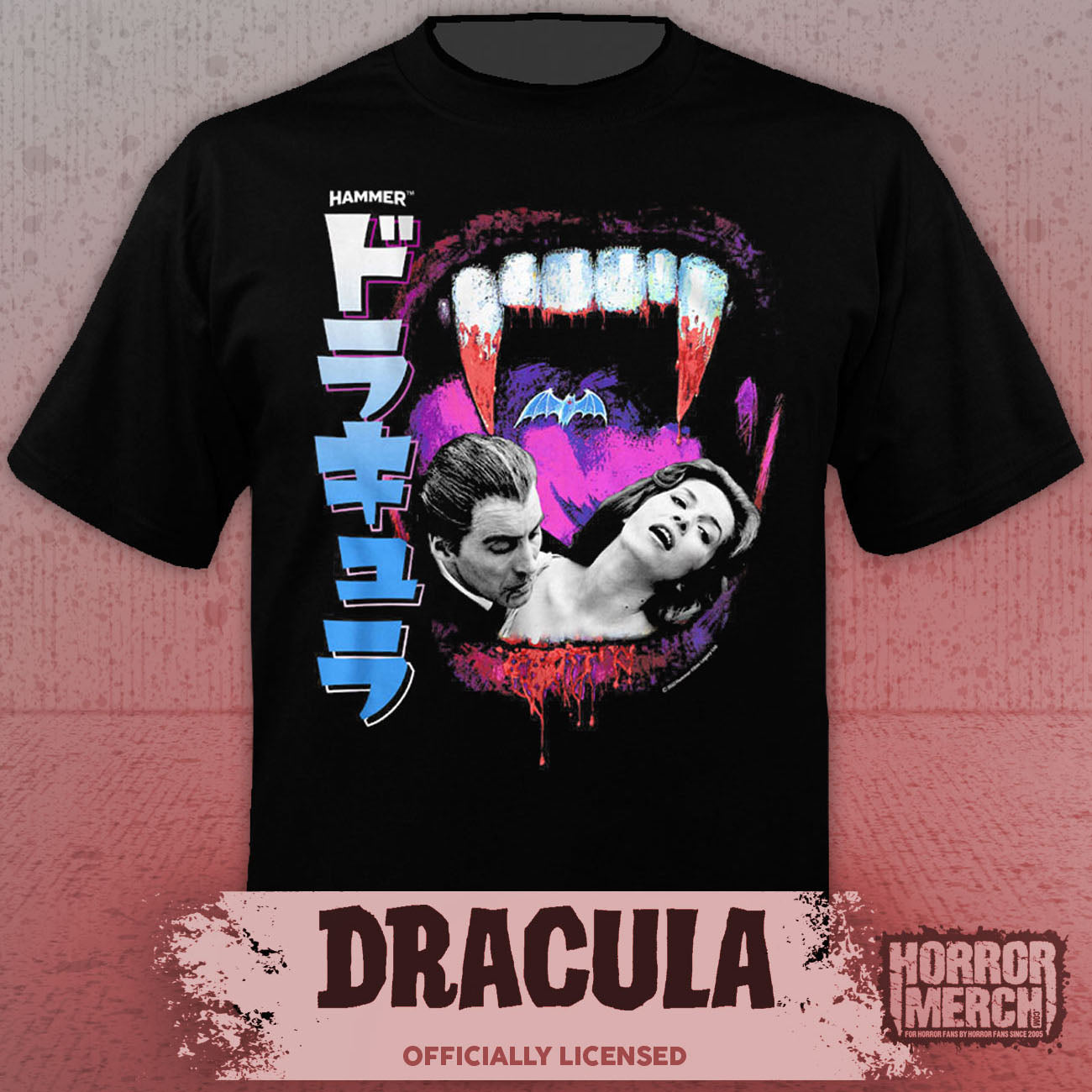 Dracula - Fangs (Japanese) Mens Shirt