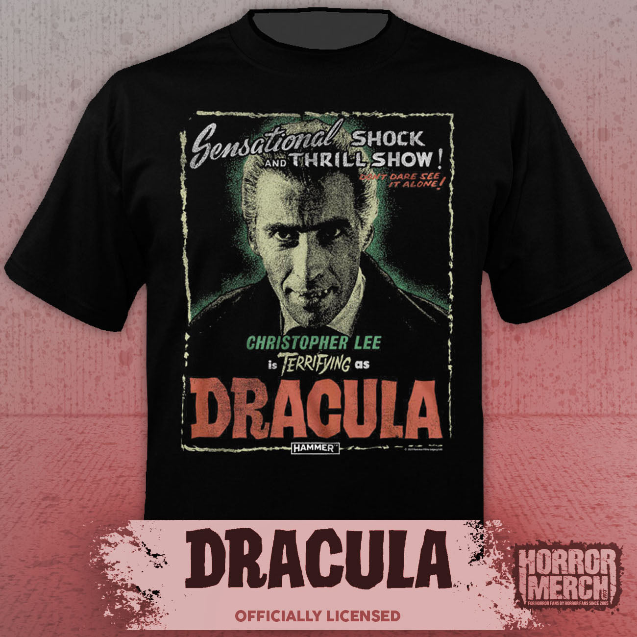 Dracula - Sensational Shock Mens Shirt