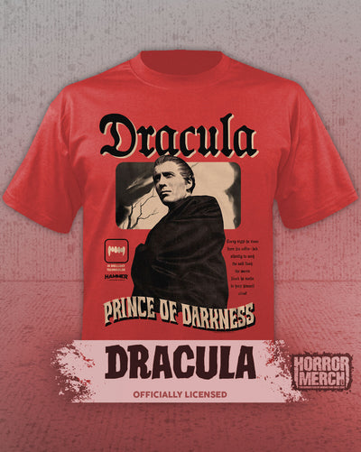 Dracula - Prince Of Darkness Mens Shir (Red)t