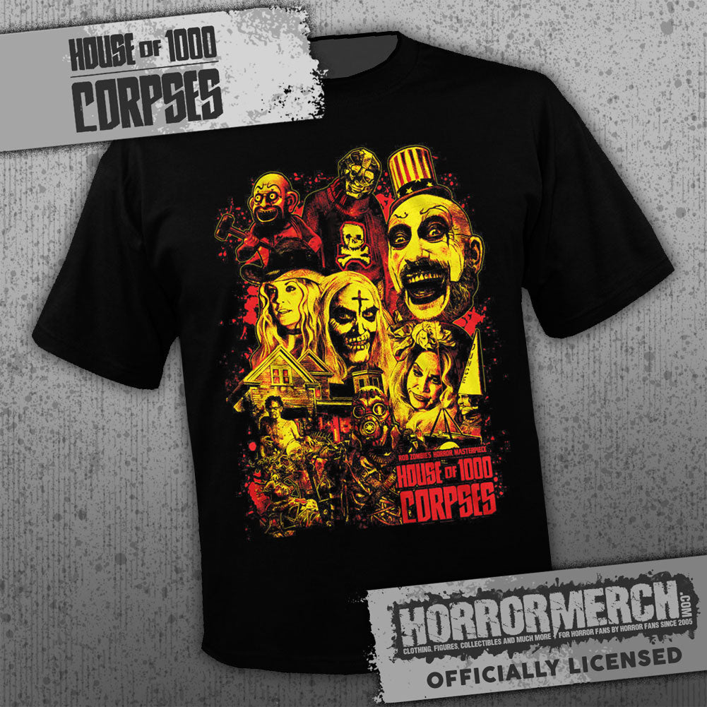 House Of 1000 Corpses - Yellow Collage [Mens Shirt]