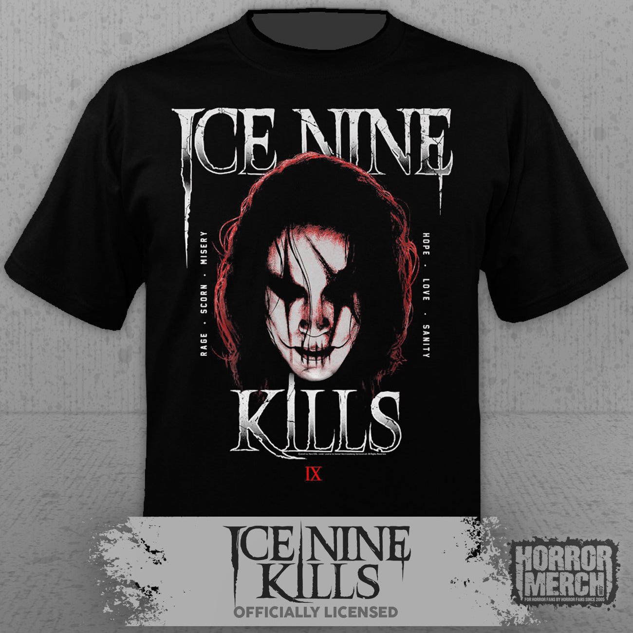 Ice Nine Kills  - Crow - Mask Mens Shirt