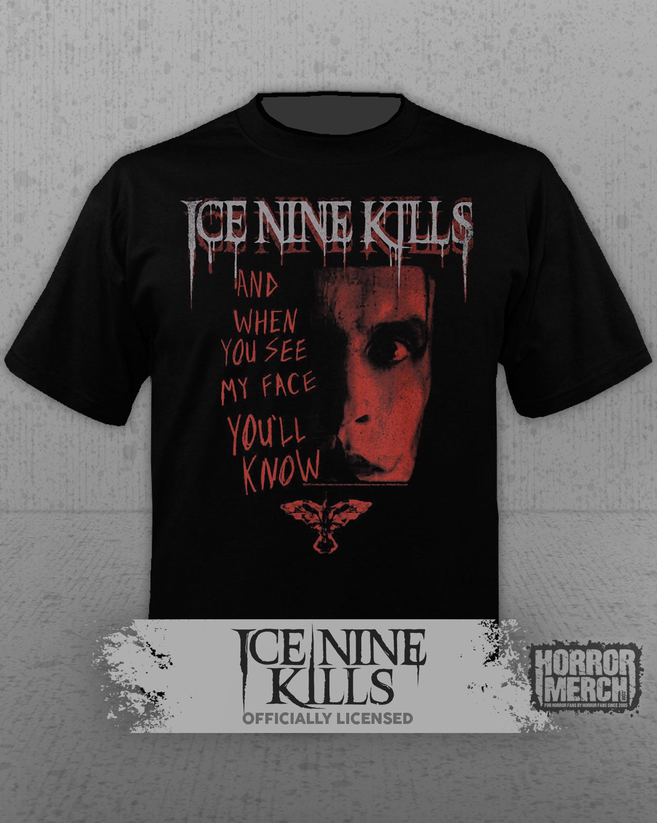 Ice Nine Kills  - Crow - And When You See My Face Mens Shirt