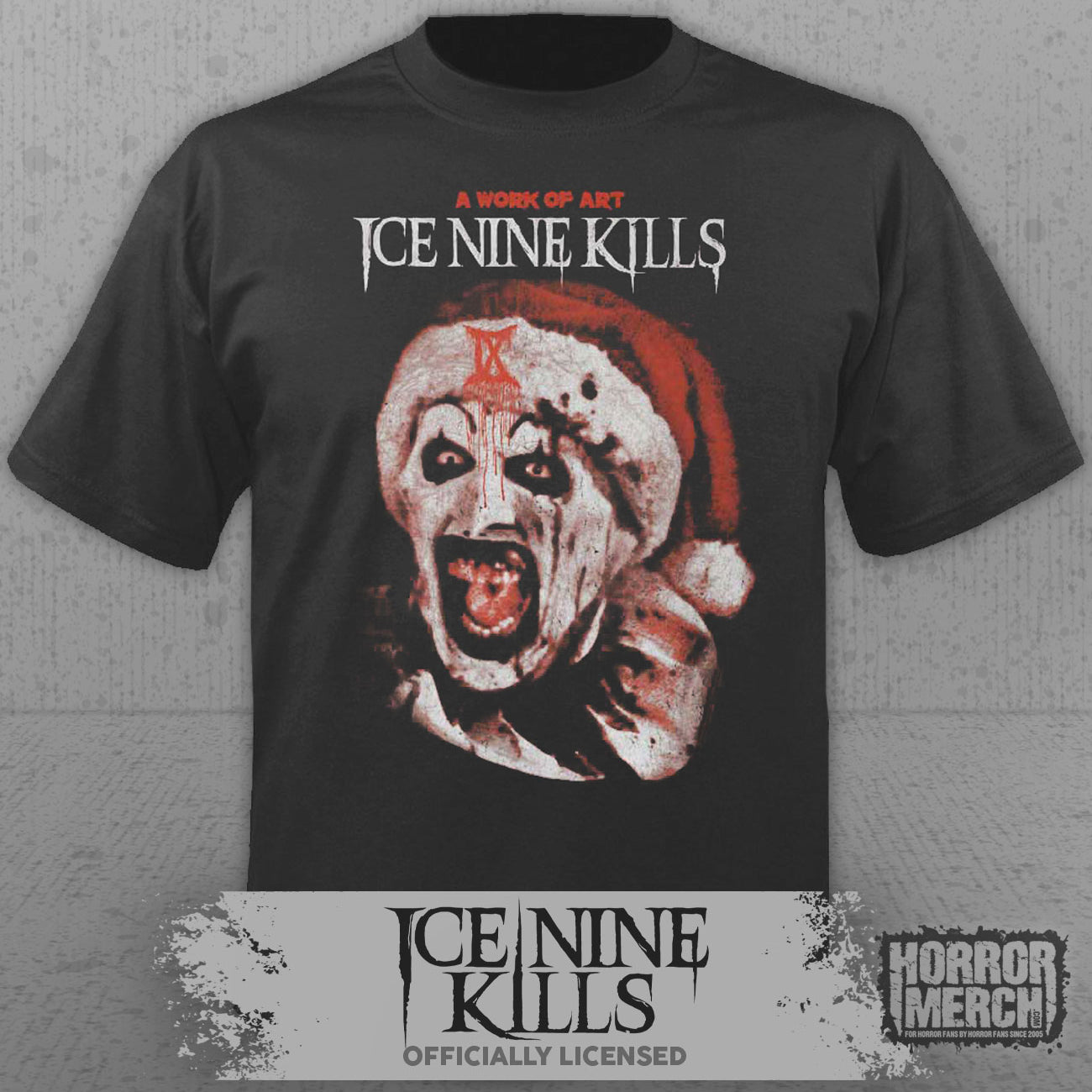Ice Nine Kills  - Terrifier - Rage Mens Shirt (Gray)