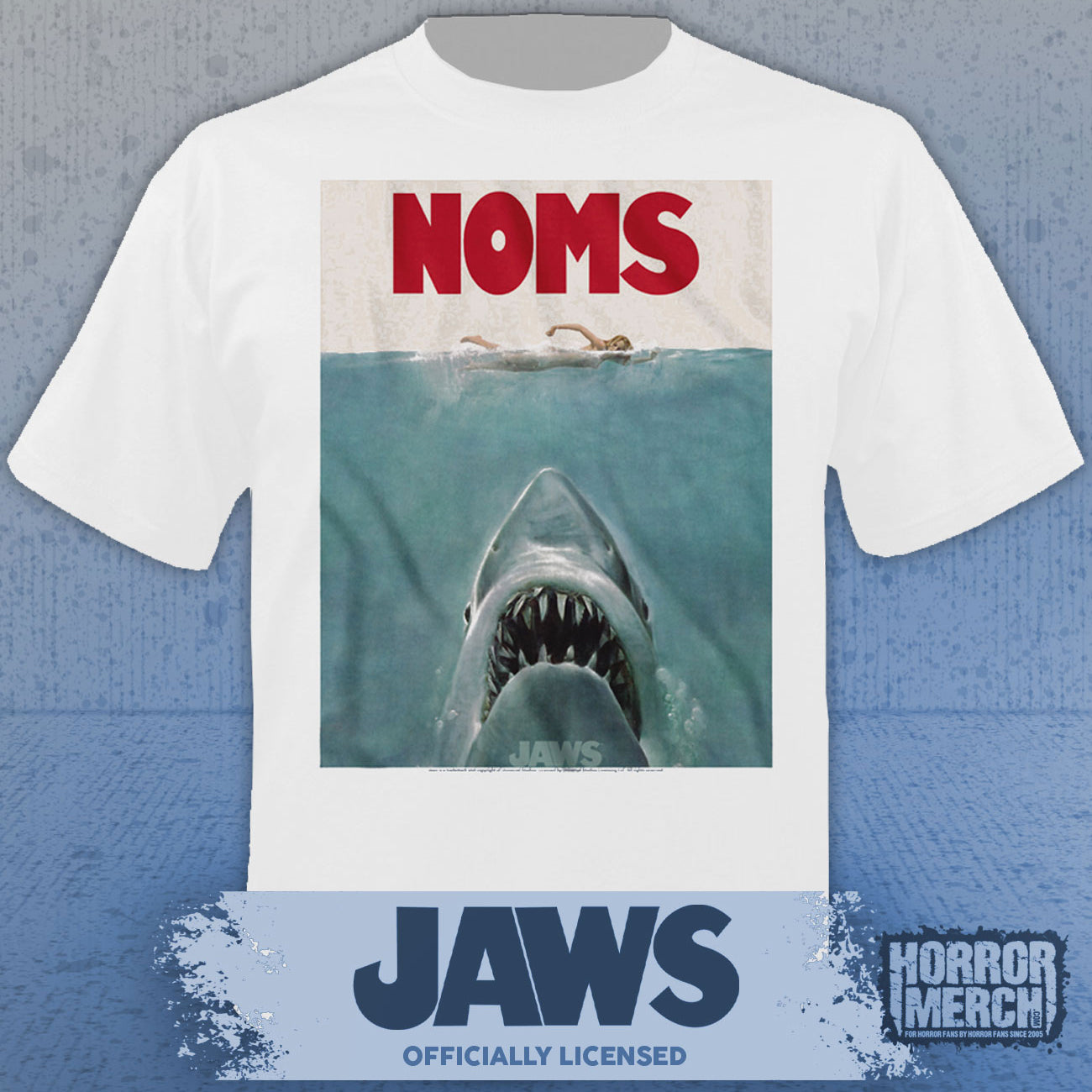 Jaws - Noms Mens Shirt (White)