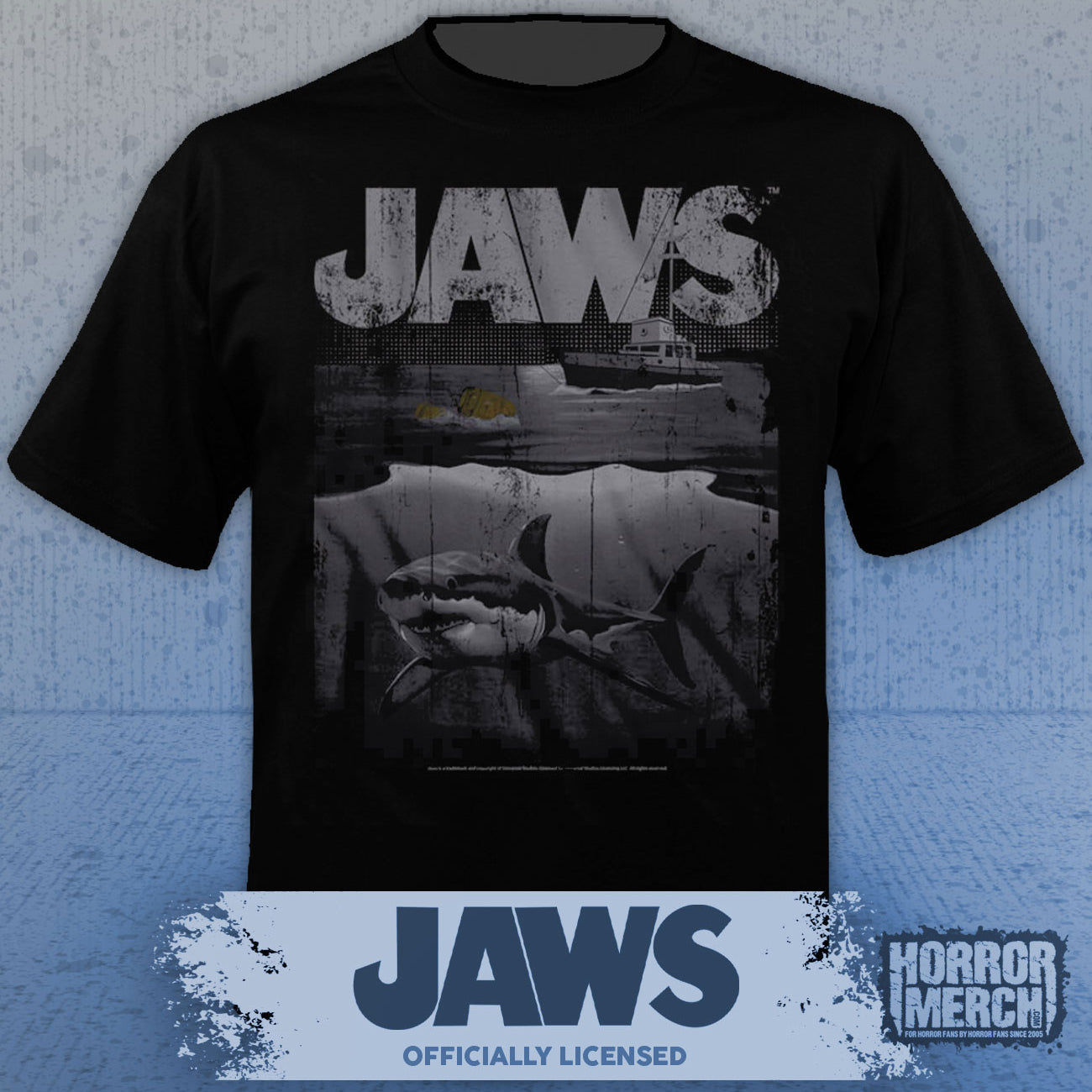 Jaws - In The Deep End Mens Shirt