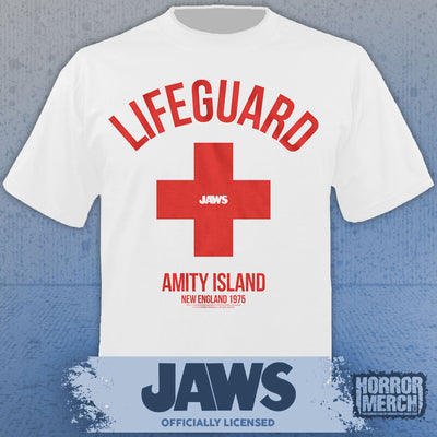 Jaws - Lifeguard Mens Shirt (White)