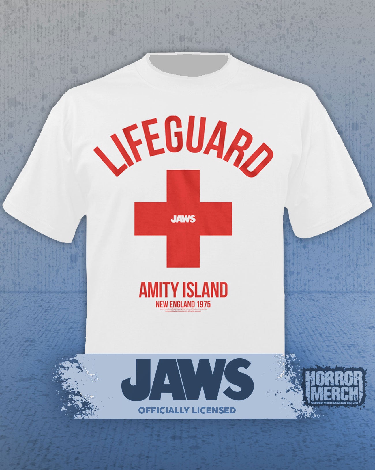 Jaws - Lifeguard Mens Shirt (White)