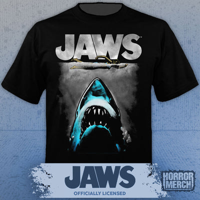 Jaws - Poster (Colorized) Mens Shirt